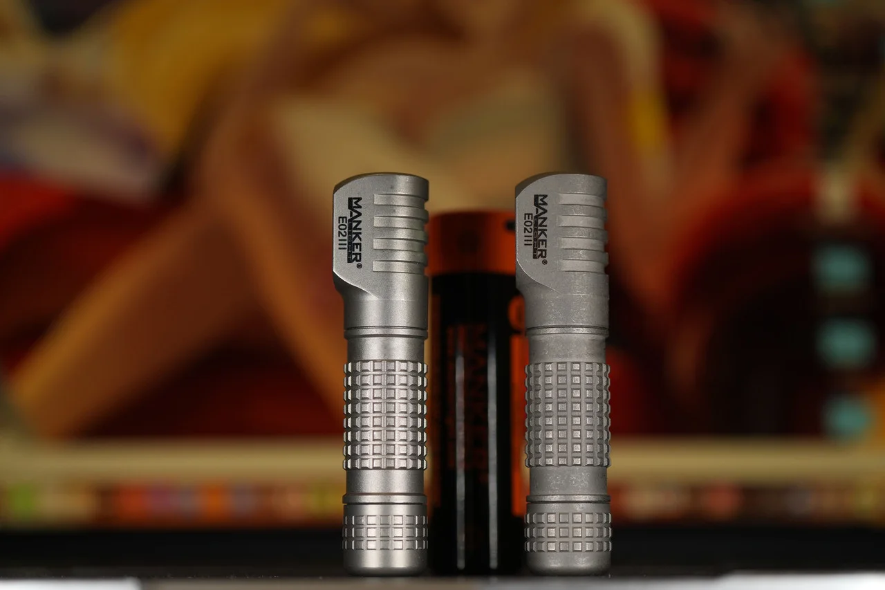 Manker E02 III Ti Stonewashed