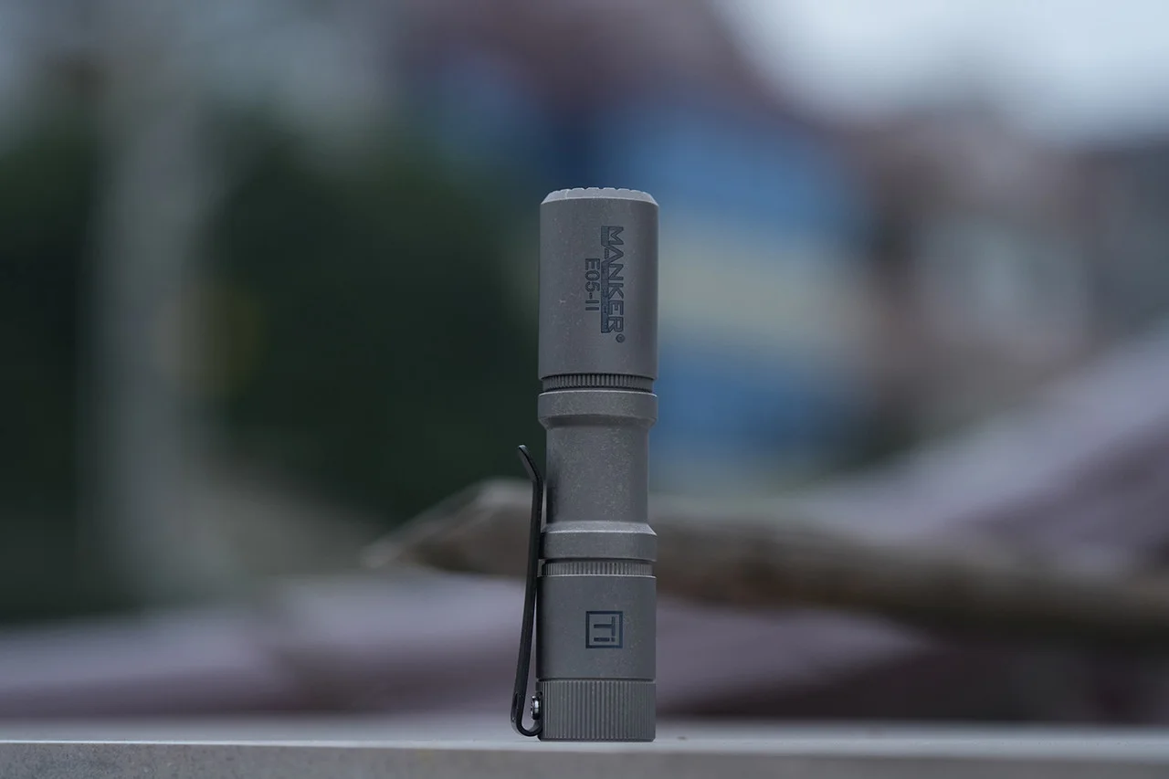 Manker E05 II Stonewashed Ti