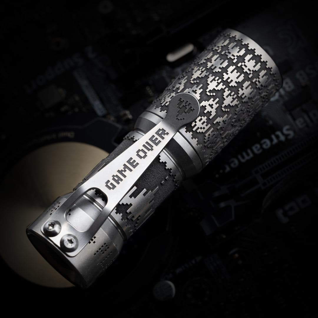 CWF Custom Flashlights Arcadian Galaga (Tumbled)